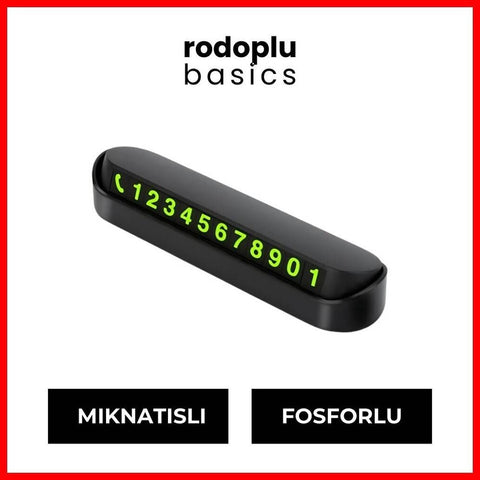 Rodoplu Basics Araç Fosforlu Numaratör Aç-Kapa