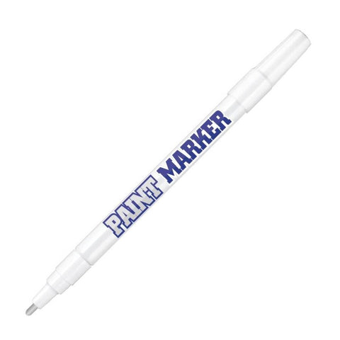 Bigpoint Yuvarlak Uçlu Paint Marker, İnce Uç, Endüstriyel Kalıcı,Gümüş