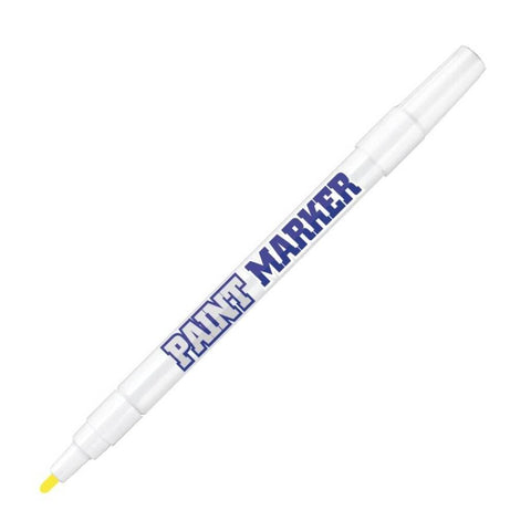 Bigpoint Yuvarlak Uçlu Paint Marker, İnce Uç, Endüstriyel Kalıcı, Sarı