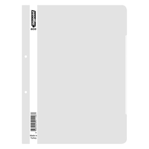 Bigpoint Telli Dosya, 50'li Paket, Standart, A4, Metal Tel, Beyaz