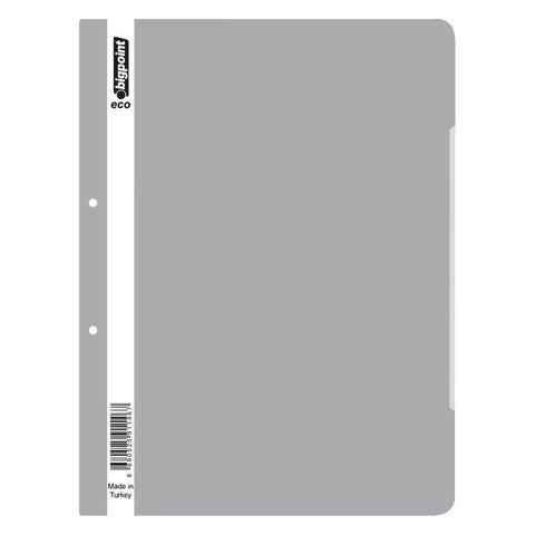 Bigpoint Telli Dosya, 50'li Paket, Standart, A4, Metal Tel, Gri
