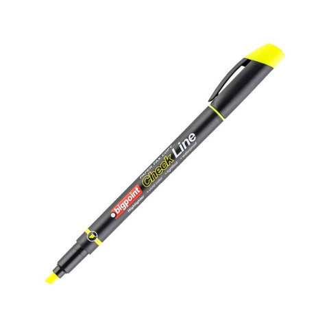 Bigpoint Fosforlu Kalem, Cep Tipi, Su Bazlı, Kurumaya Dayanıklı, Sarı
