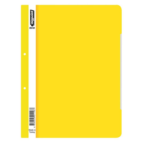 Bigpoint Telli Dosya, 50'li Paket, Standart, A4, Metal Tel, Sarı