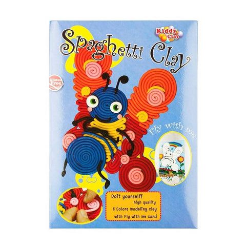 Bigpoint Kiddy Clay Spaghetti Hamur, Kolay Şekil Alan, 100gr, 8 Renkli