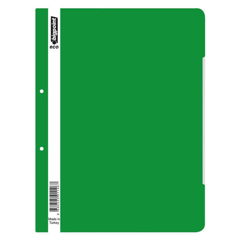 Bigpoint Telli Dosya, 50'li Paket, Standart, A4, Metal Tel, Yeşil