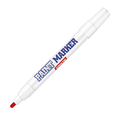 Bigpoint Yuvarlak Uçlu Paint Marker, Kalın Uçlu, Kalıcı, Kırmızı