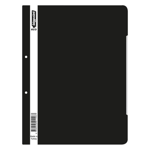 Bigpoint Telli Dosya, 50'li Paket, Standart, A4, Metal Tel, Siyah