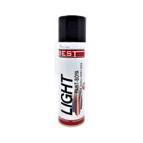 Best Light Çok Amaçlı Sprey Boya, Siyah, 400 ml, Hızlı Kuruyan Yapı