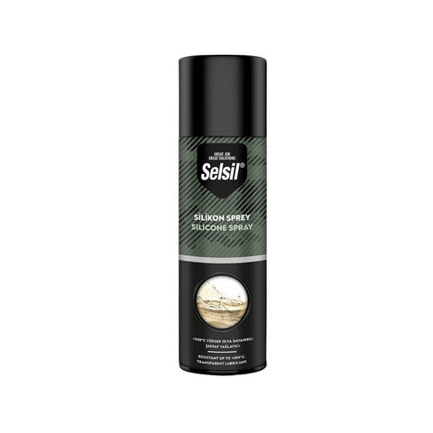 Selsil Silikon Sprey, 500 ml, Yüksek Koruma ve Dayanıklı Yağlama