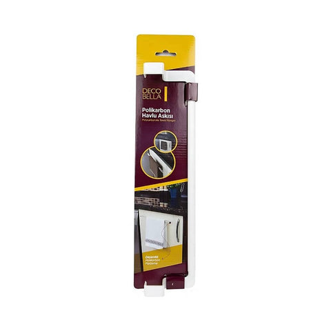Decobella Havlu Askısı, 29 cm, Kaydırmaz, Çizmez, Montajsız Kullanım