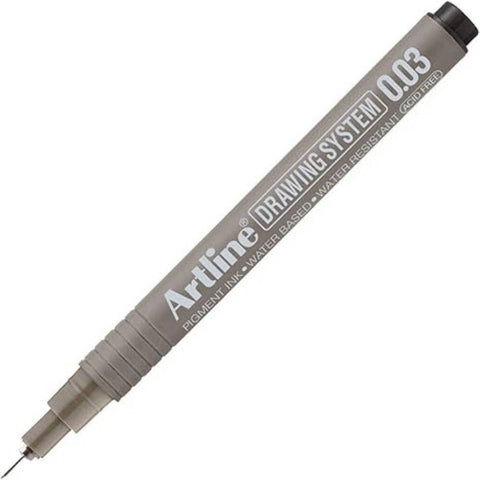 Artline Drawing System 2303 Teknik Çizim Kalemi, 0.03 mm Uçlu, Siyah
