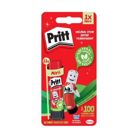 Pritt Stick Yapıştırıcı, 11 gr, Kağıt ve Karton İçin, Solvent İçermez