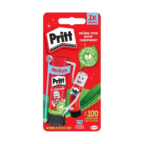 Pritt Stick Yapıştırıcı, 22 gr, Kağıt ve Karton İçin, Solvent İçermez