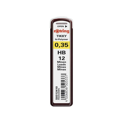 Rotring Kalem Ucu 0.3 mm HB, Yüksek Polimer, 12’li Uç Kutusu