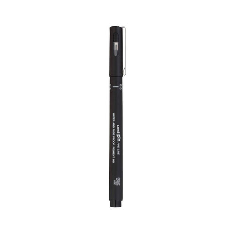 UNİ Pin 200 Teknik Çizim Kalemi, 0.5 mm Uç, Dayanıklı Mürekkep, Siyah