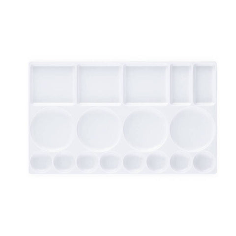 Bigpoint Sanatsal Godeli Palet, 27x16cm, Plastik, Yağlı, Guaj, Akrilik