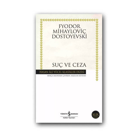 Suç ve Ceza, Dostoyevski, 100 Temel Eser, Roman, Karton Kapak