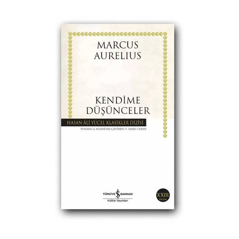 Kendime Düşünceler, Marcus Aurelius, Klasik Felsefe, Karton Kapak