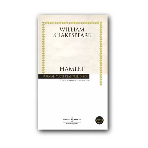 Hamlet, William Shakespeare, Klasik Tiyatro Eseri, Karton Kapak