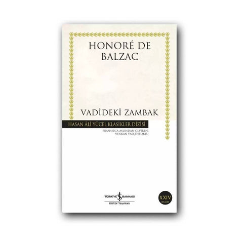 Vadideki Zambak, Balzac, 100 Temel Eser, Klasik Roman, Karton Kapak