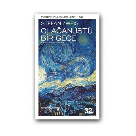 Olağanüstü Bir Gece, Stefan Zweig, Modern Klasik Roman, Karton Kapak