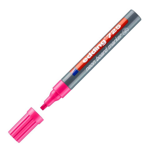 Edding E-725 Beyaz Tahta Kalemi, 2-5 mm, Fosforlu Pembe