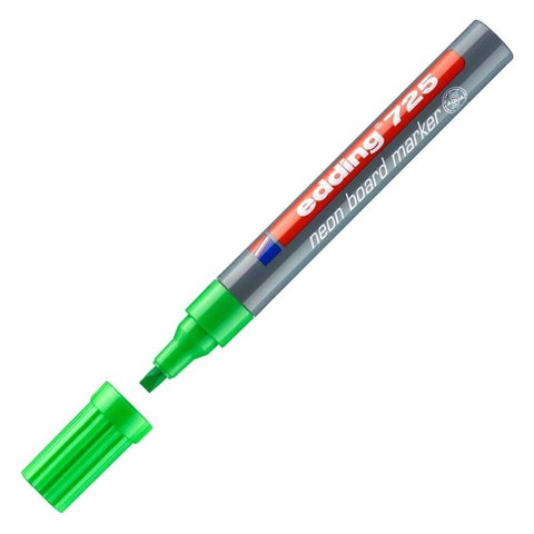 Edding E-725 Beyaz Tahta Kalemi, 2-5 mm, Fosforlu Yeşil