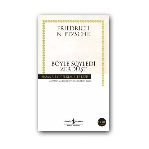 Böyle Söyledi Zerdüşt, Friedrich Nietzsche, Felsefe, Karton Kapak