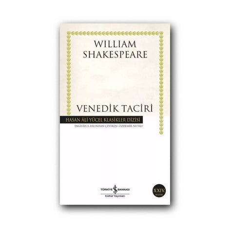 Venedik Taciri, Shakespeare, Edebiyat , Klasik Tiyatro, Karton Kapak