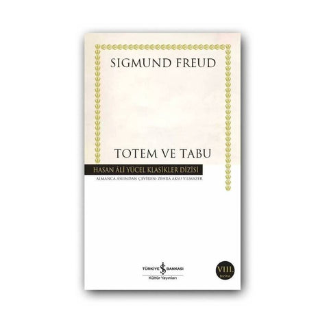 Totem ve Tabu, Sıgmund Freud, Edebiyat, Psikanaliz, Karton Kapak