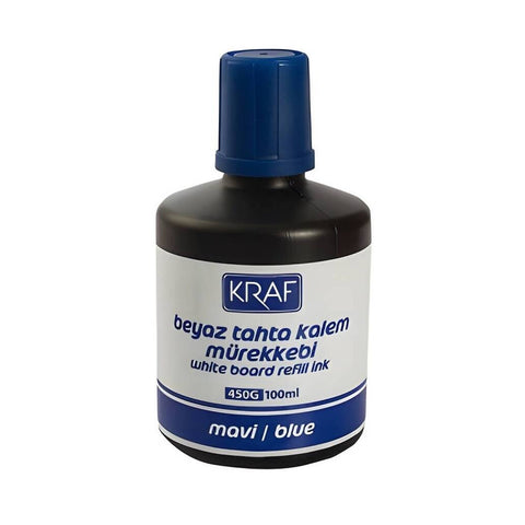 Kraf Tahta Kalemi Mürekkebi, 450G Modeli, 100 ml, Mavi