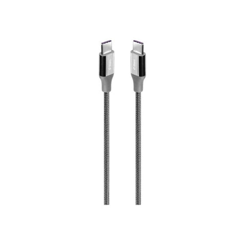 Ttec AlumiCable Hızlı Şarj Kablosu, USB-C - USB-C, 300 cm, Uzay Grisi