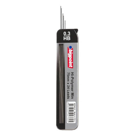Bigpoint Kalem Ucu, 0.3 mm, HB, 75 mm, 24'lü Tüp