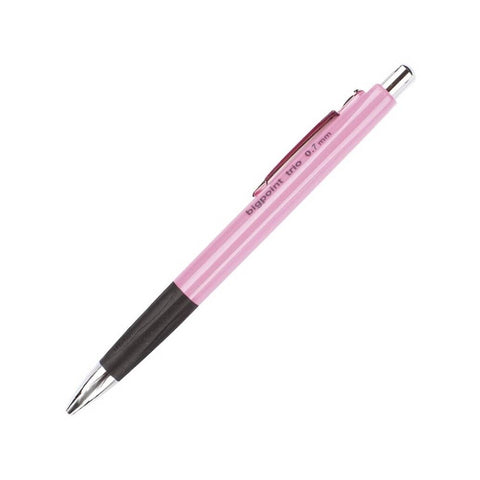 Bigpoint Trio Versatil Kalem, 0.7 mm, Gizlenbilir Uçlu, Pembe