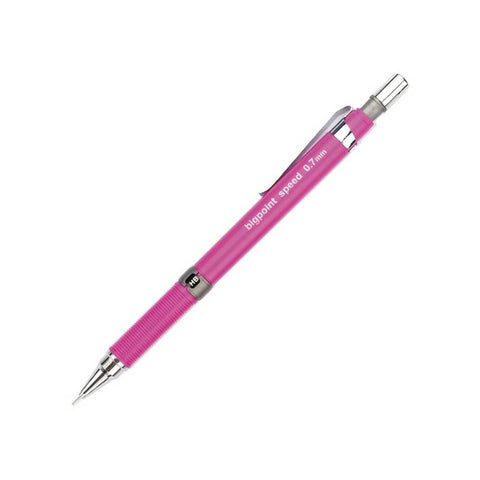 Bigpoint Speed Versatil Kalem, 0.7 mm, Gizlenebilir Uçlu, Pembe