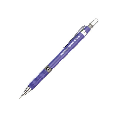 Bigpoint Speed Versatil Kalem, 0.7 mm, Gizlenebilir Uçlu, Mor
