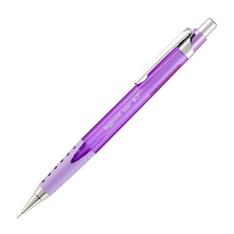 Bigpoint Star Versatil Kalem, 0.7 mm, Metal Uçlu, Mor