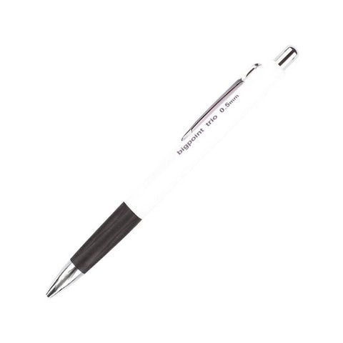 Bigpoint Trio Versatil Kalem, 0.5 mm, Gizlenbilir Uçlu, Beyaz
