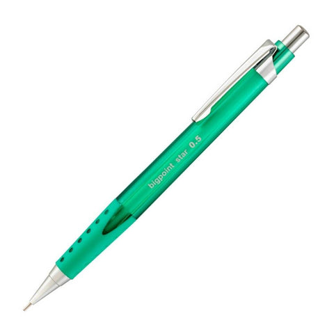 Bigpoint Star Versatil Kalem, 0.5 mm, Metal Uçlu, Yeşil