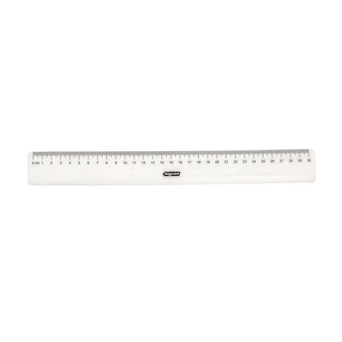 Bigpoint Geniş Cetvel, 30 cm, Kolay Kırılmaz Plastik