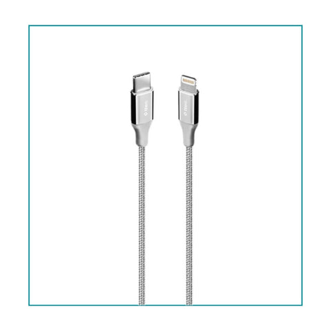Ttec AlumiCable Hızlı Şarj Kablosu, USB-C-Lightning, 1.5 m, Uzay Grisi