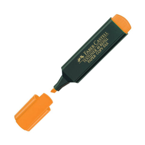 Faber Castell Fosforlu Kalem, Doldurulabilir, Turuncu