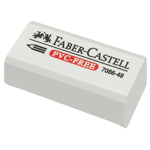 Faber Castell Silgi, 48 Küçük Boy, İz Bırakmaz, Beyaz