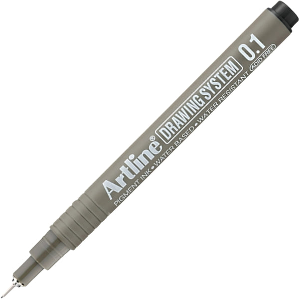 Artline Çizim Kalemi Drawing System 231, 0.1 Siyah, Asitsiz, Dayanıklı ana görseli