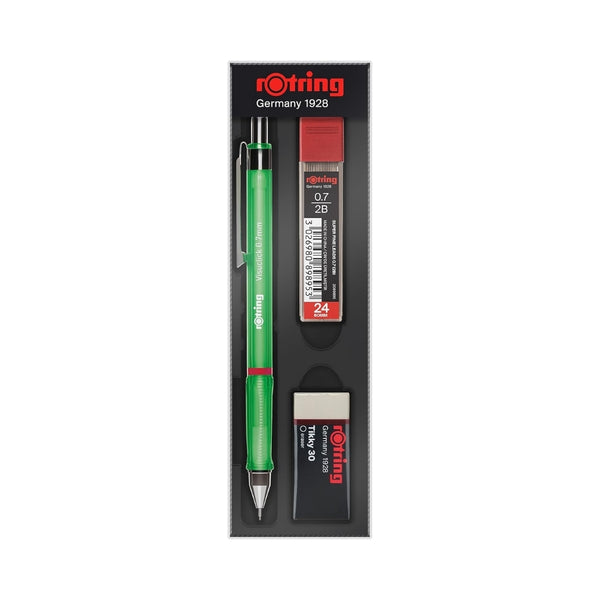 Rotring Visuclick Versatil Okul Seti,0.7 mm,Yeşil,Silgi ve Uç Hediyeli ana görseli