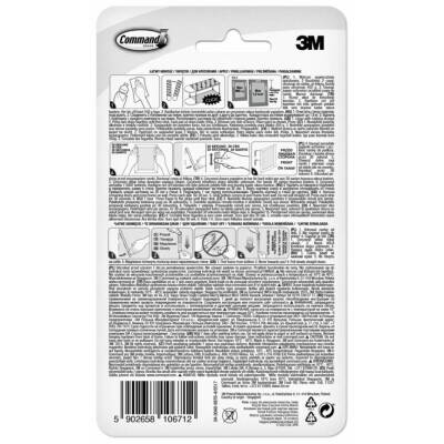 3M Command Cırt Cırt Bant,Küçük Boy, 3'lü,İz Bırakmaz, Güçlü Tutuculuk - 6