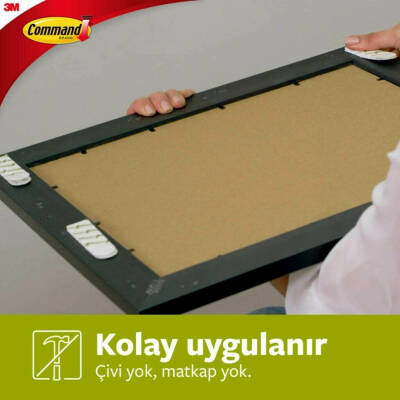 3M Command Cırt Cırt Bant, Orta Boy, 4'lü, İz Bırakmaz,Güçlü Tutuculuk - 5