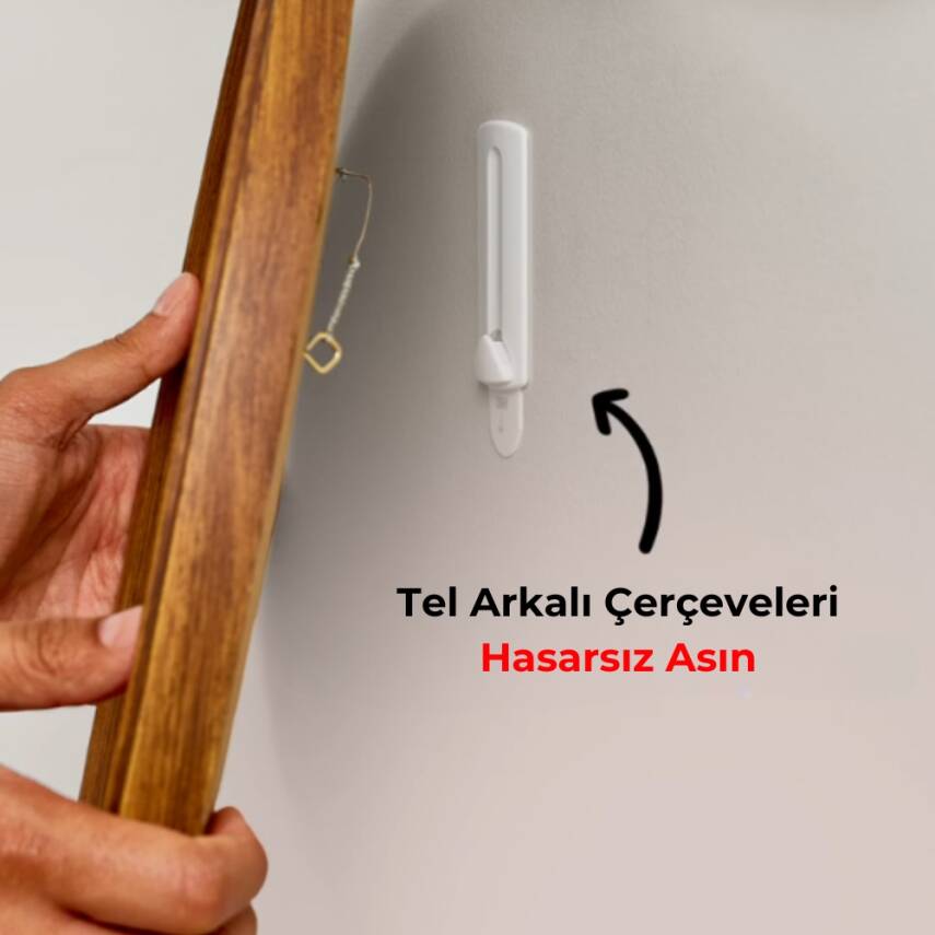 3M Command İpli Askı Arkası,Çerçeveler İçin,İz Bırakmaz,Güçlü Yapışkan - 8