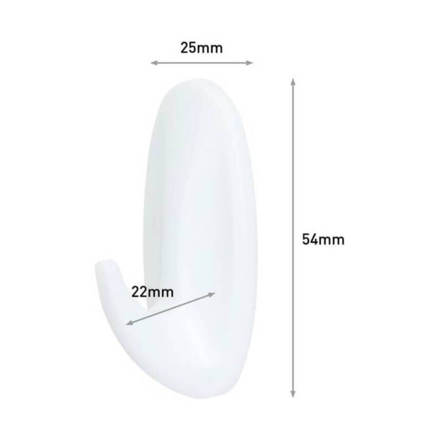 3M Command İpli Askı Arkası, Küçük, İz Bırakmaz ve Güçlü Yapışkan - 2