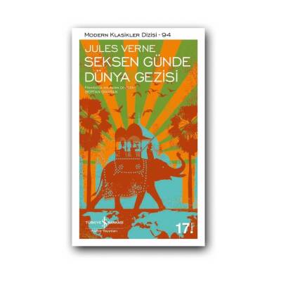 80 Günde Dünya Gezisi, Jules Verne, 100 Temel Eser, Karton Kapak - Türkiye İş Bankası Kültür Yayınları